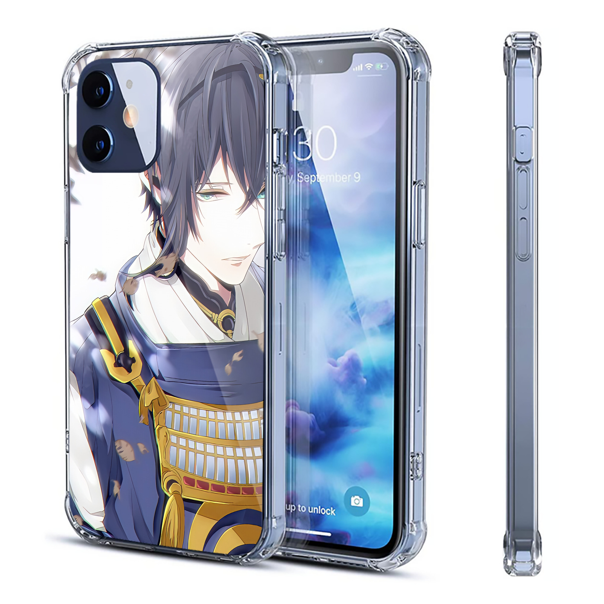 （画像用） 刀剣乱舞 Touken Ranbu 【iPhone 12シリーズ対応】透明スマホケース（クリアソフトケース）